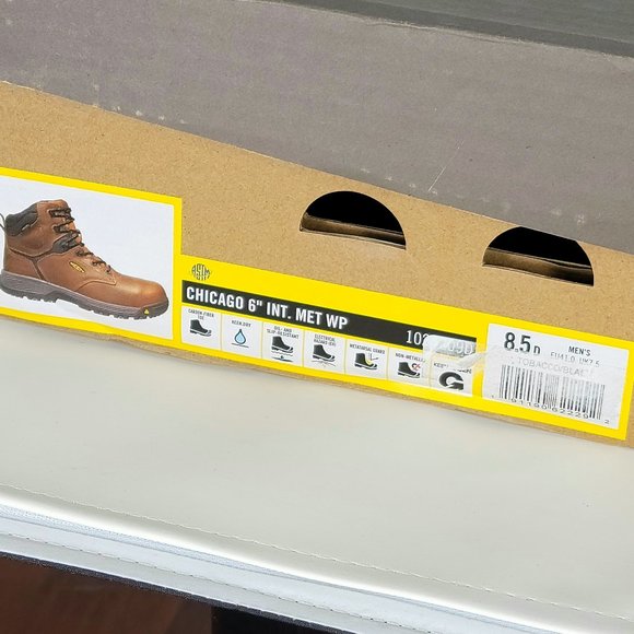 Keen Men's CSA Chicago 6" Waterproof Boot (Carbon-fiber Toe) New in Box Size 8.5 - Picture 7 of 7